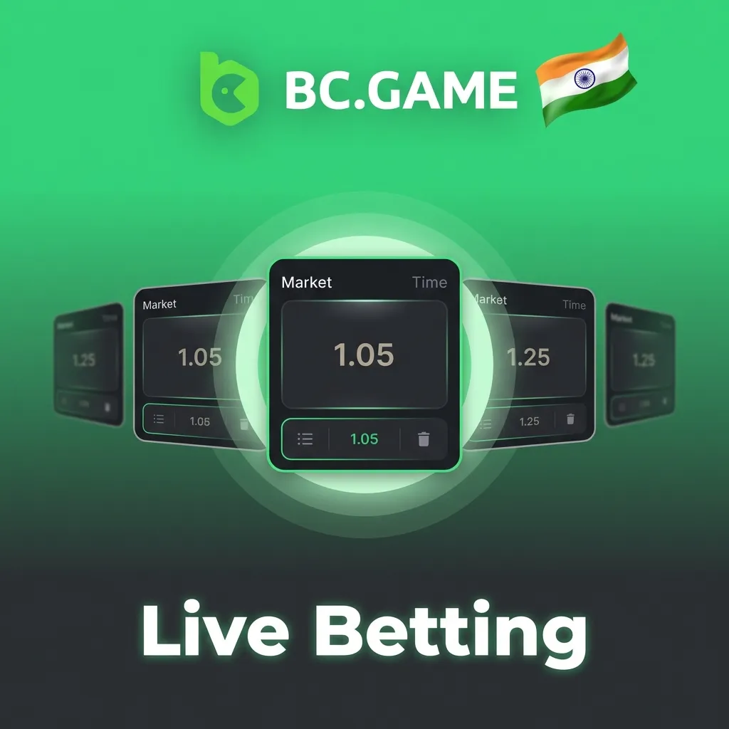 Person placing live sports bets on BC Game via laptop and phone, with dynamic odds and match stats on screen.